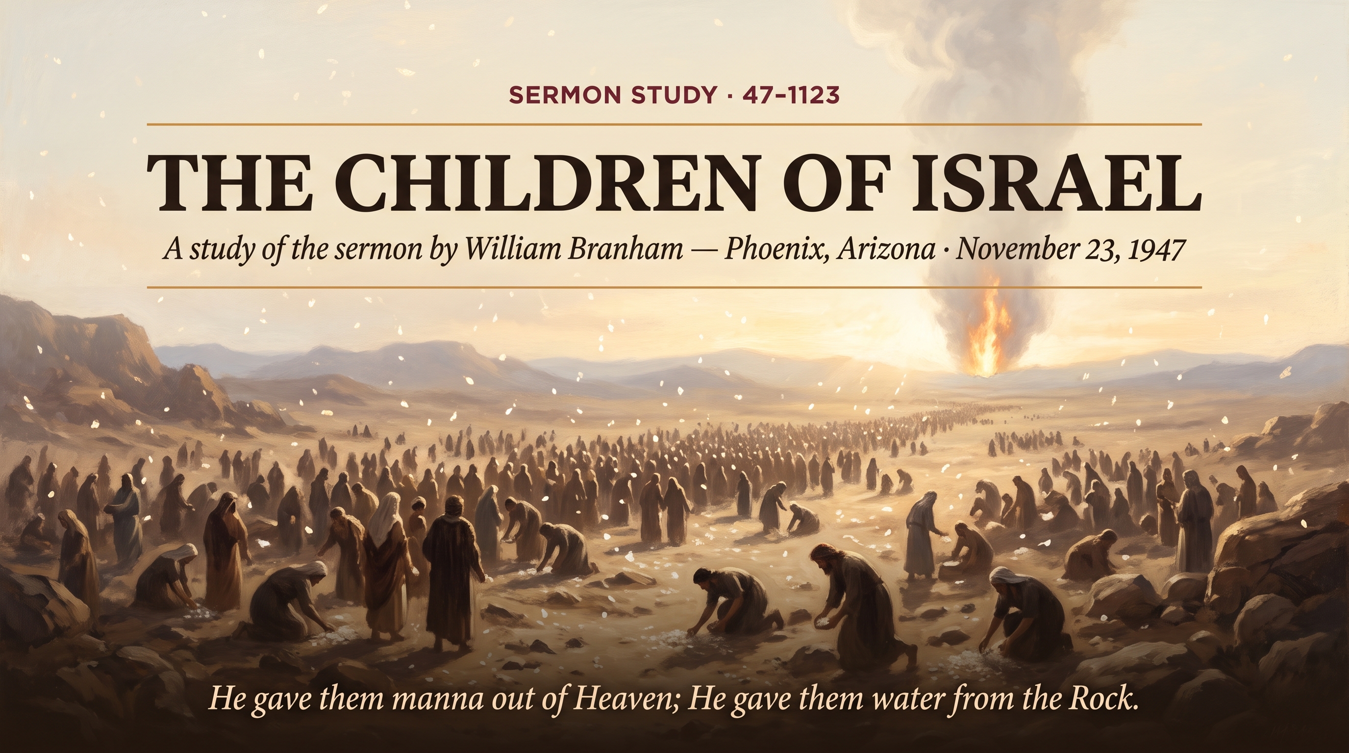 The Children Of Israel study graphic