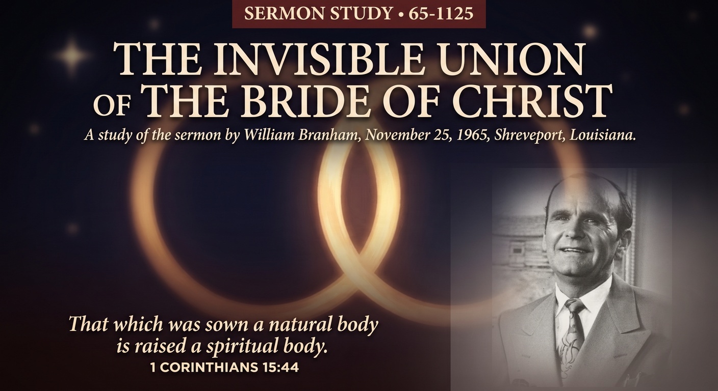 The Invisible Union Of The Bride Of Christ study graphic