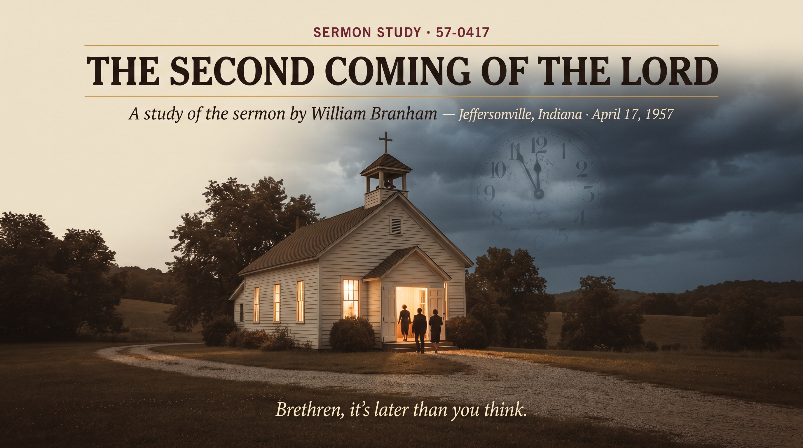 The Second Coming Of The Lord study graphic