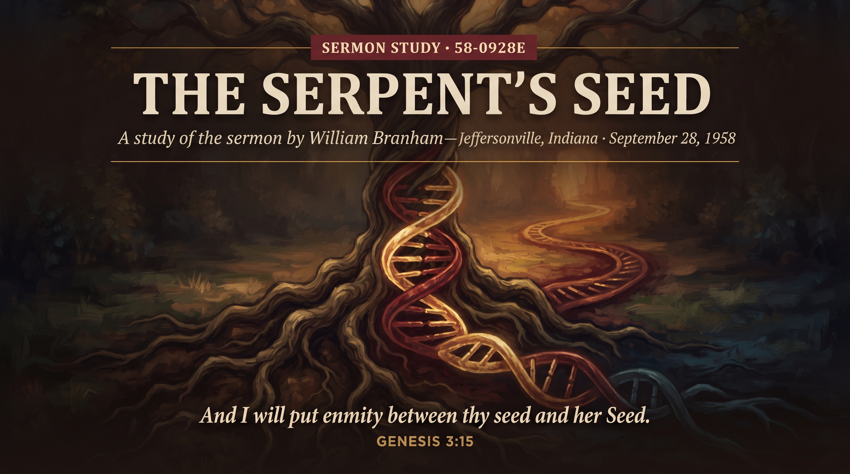 The Serpent's Seed study graphic