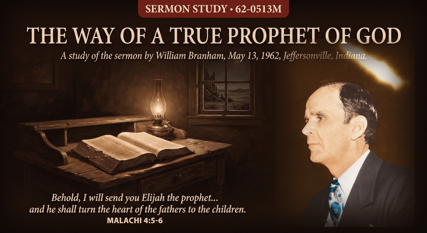 The Way Of A True Prophet Of God study graphic